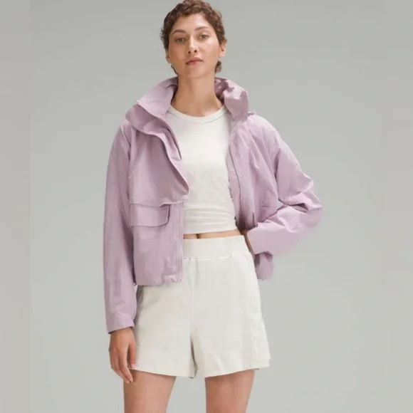 Lululemon Women’s Always Effortless Jacket Zip Up AEJ Dusty Rose Size 12 - Picture 1 of 12